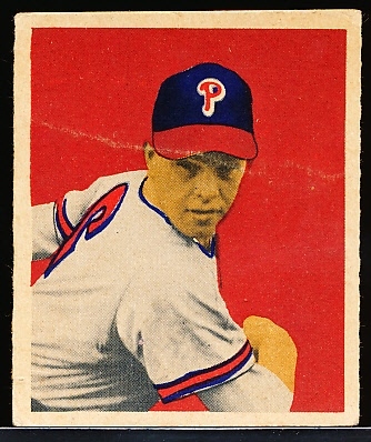 1949 Bowman Bb- #46 Robin Roberts, Phillies