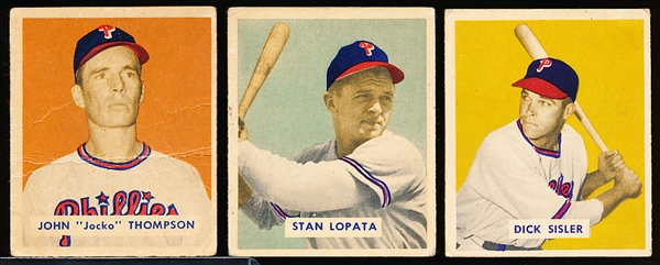 1949 Bowman Bb- 3 Diff Hi#’s