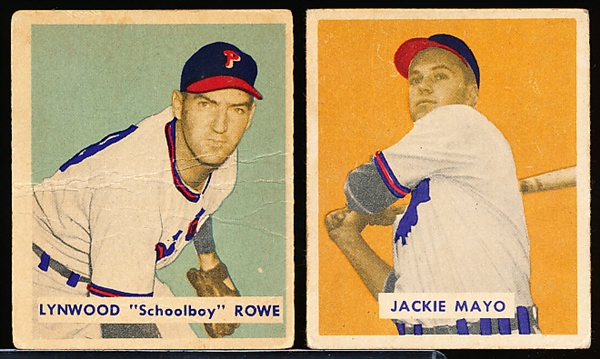 1949 Bowman Bb- 2 Diff Hi#’s