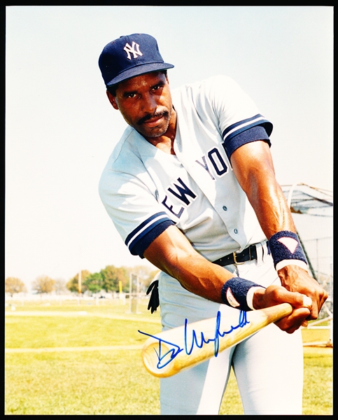 Dave Winfield Autographed N.Y. Yankees Color 8 x 10” Photo