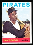 1964 Topps Baseball- #440 Bob Clemente, Pirates