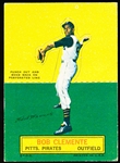 1964 Topps Baseball Stand Up- Roberto Clemente, Pirates