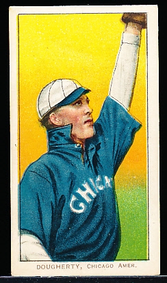 1909-11 T206 Bb- Dougherty, Chicago Amer- Arm in Air Version- Piedmont 460 back.