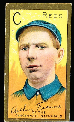 1911 T205 Bb- Arthur Fromme, Reds- Sovereign 400 back