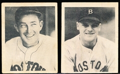 1939 Playball Baseball- 2 Diff Boston Red Sox