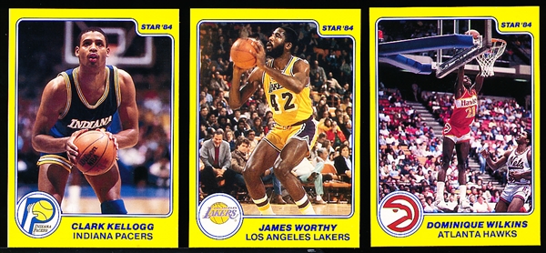 1983-84 Star Bskbl. “All-Rookie Team”- 1 Complete Set of 10 Cards
