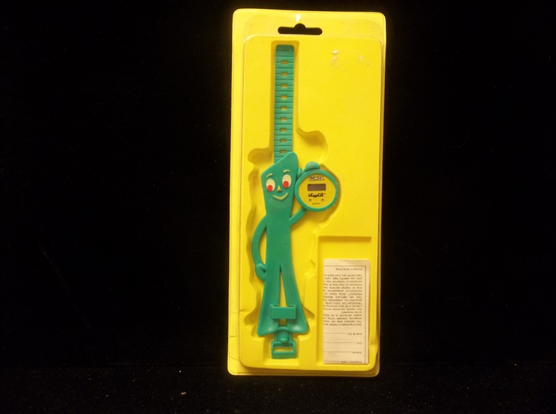 1985 Lewco “Gumby” Watch- 1 Watch in Original Packaging