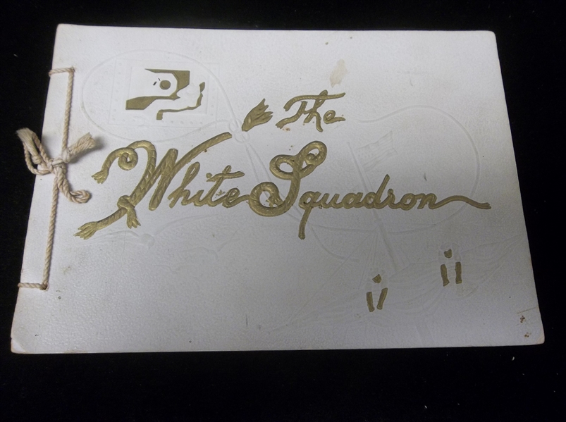 1891 Woolson Spice Co. Lion Coffee (Toledo, OH.) “The White Squadron” U.S.N. 8-1/2” x 6” Send-Away Album Premium