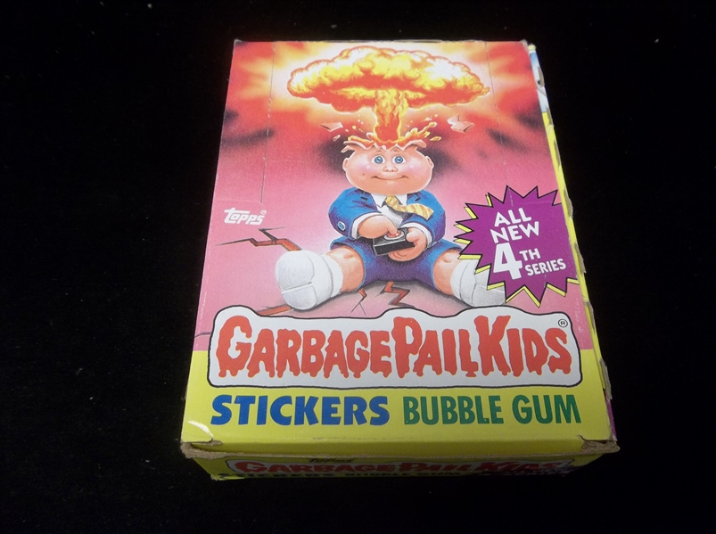 1986 Garbage Pail Kids Non-Sports- 1 Unopened Series 4 Box of 48 Packs- With Price on Wrapper Version