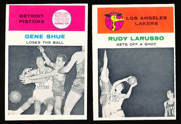 1961-62 Fleer Basketball- 2 Diff