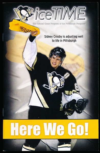 2006-2010 Pittsburgh Penguins NHL Home Game Programs with Sidney Crosby Covers- 6 Diff.