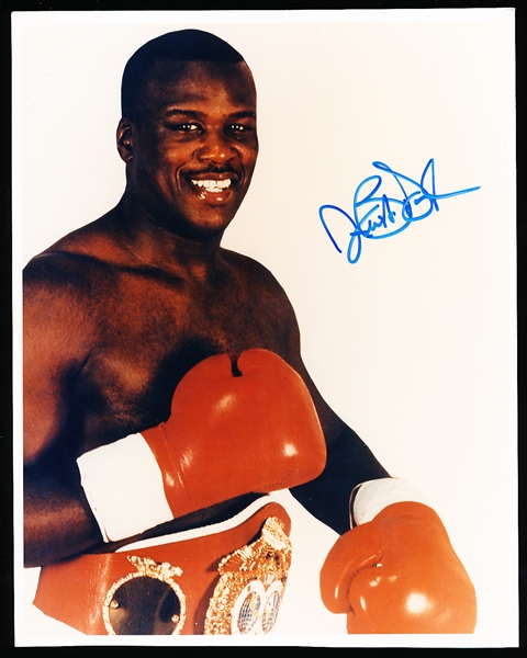 Autographed Buster Douglas Boxing Color 8” x 10” Photo