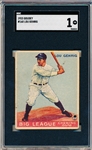 1933 Goudey Baseball- #160 Lou Gehrig, Yankees- SGC 1 Poor