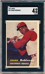 1957 Topps Baseball- #35 Frank Robinson RC- SGC 4 (Vg-Ex)
