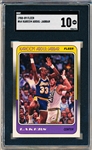 1988-89 Fleer Basketball- #64 Kareem Abdul-Jabbar- SGC 10 (Gem Mint)