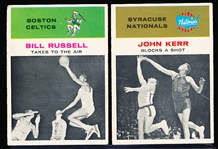 1961-62 Fleer Basketball- 2 Cards