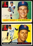 1955 Topps Bb- 2 Diff