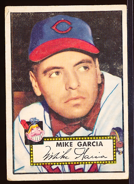 1952 Topps Baseball- #272 Mike Garcia, Cleveland