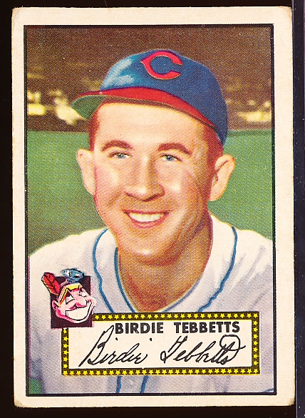 1952 Topps Baseball- #282 Birdie Tebbetts, Cleveland