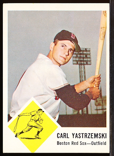 1963 Fleer Baseball- #8 Carl Yastrzemski, Red Sox