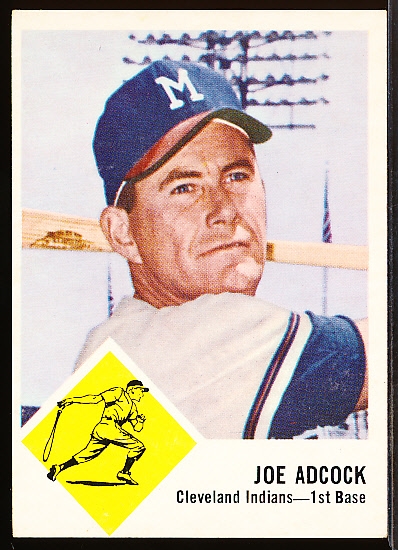 1963 Fleer Baseball- #46 Joe Adcock, Cleveland