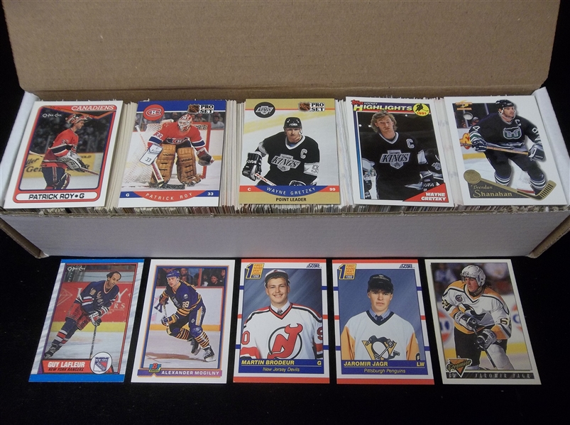 Hockey Star Card Lot- 700 Assorted- Mostly 1980’s thru early 2000’s