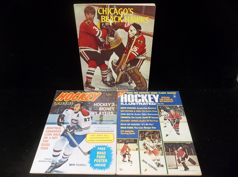 3 Diff. Hockey Publications