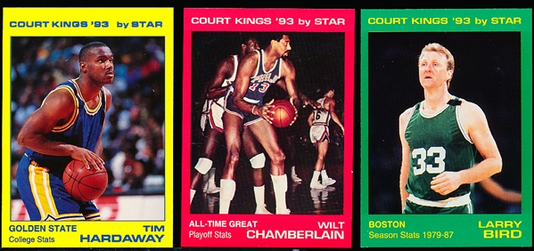 1993 Star Co. “Court Kings” Basketball Complete Set of 126