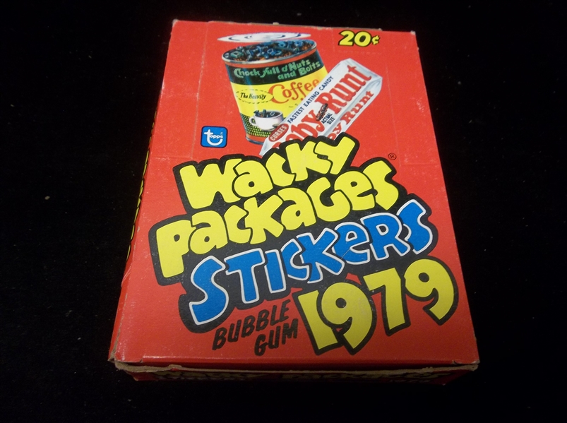 1979 Topps “1st Series Wacky Packages Stickers”- One Unopened Wax Box