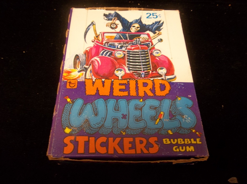 1980 Topps “Weird Wheels”- One Unopened Wax Box