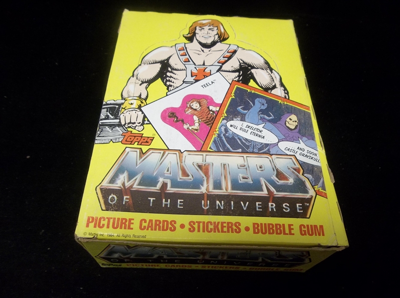 1984 Topps “Masters of the Universe”- One Unopened Wax Box