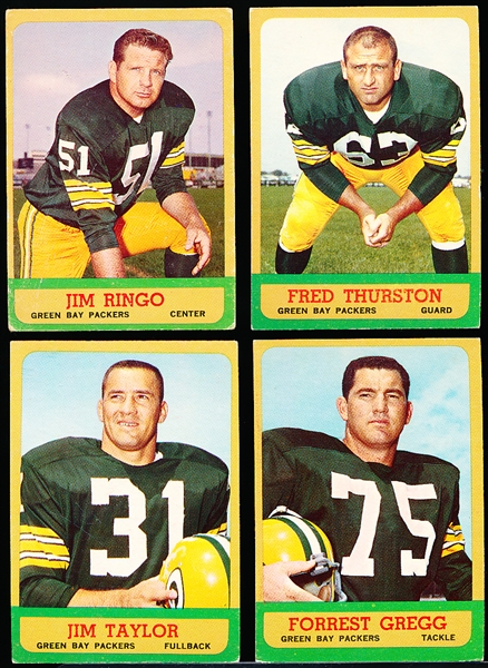 1963 Topps Fb- 6 Green Bay Packers