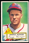 1952 Topps Baseball- #115 Munger, Cardinals