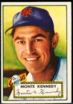 1952 Topps Baseball- #124 Monte Kennedy, Giants