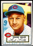 1952 Topps Baseball- #156 Frank Hiller, Reds