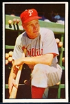 1953 Bowman Color Baseball- #10 Richie Ashburn, Phillies