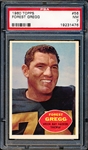 1960 Topps Football- #56 Forest Gregg, Packers- PSA NM 7