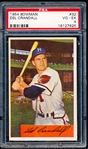 1954 Bowman Baseball- #32 Del Crandall, Braves- PSA Vg-Ex 4
