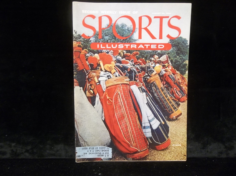 August 23, 1954 Sports Illustrated- 2nd Issue- with 27 Card New York Yankees Cards!