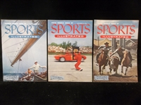 1954 Sports Illustrated Magazines- 3 Diff