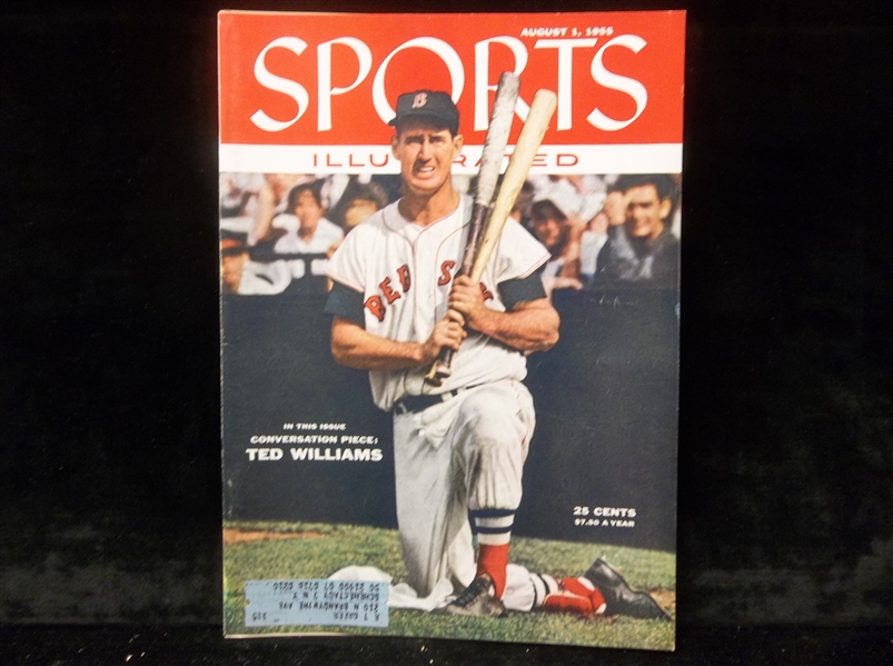 August 1, 1955 Sports Illustrated Magazine- Ted Williams Cover!