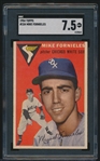 1954 Topps Baseball- #154 Mike Fornieles, White Sox- SGC 7.5 NM+