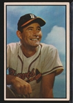 1953 Bowman Bb Color- #151 Joe Adcock, Braves- Hi#.