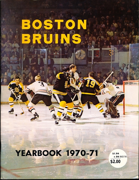 1970-71 Boston Bruins Hockey Yearbook