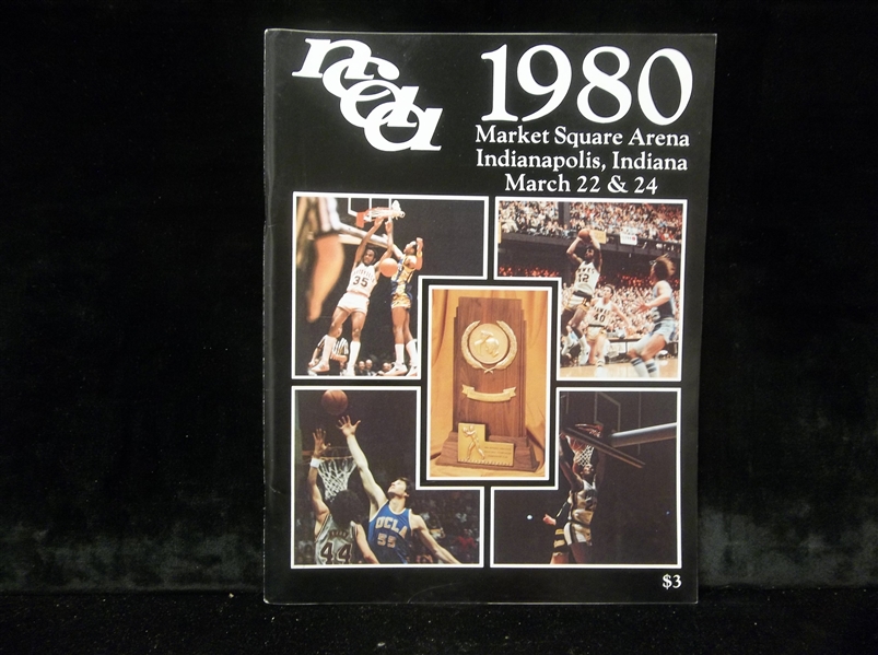 March 22 & 24, 1980 NCAA Semi-Finals Program