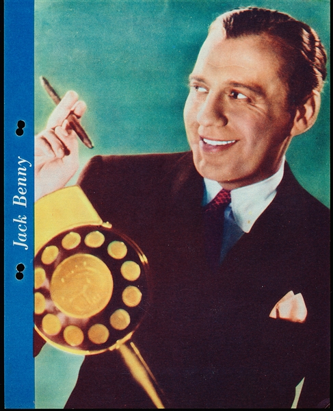 1936 Dixie Cup Cowboy, Radio, & Movie Star Premium- Jack Benny (Cigar Entirely Visible)