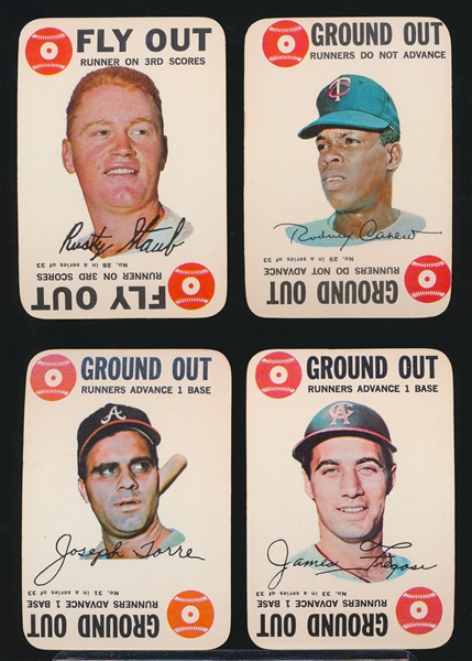 1968 Topps Baseball Game Cards- 36 Cards