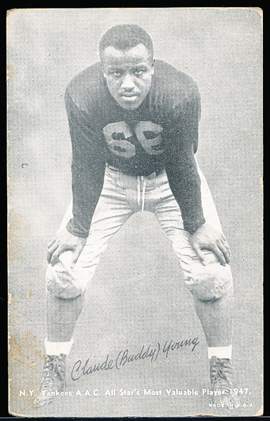 1948 Exhibit Champions Football- Claude (Buddy) Young