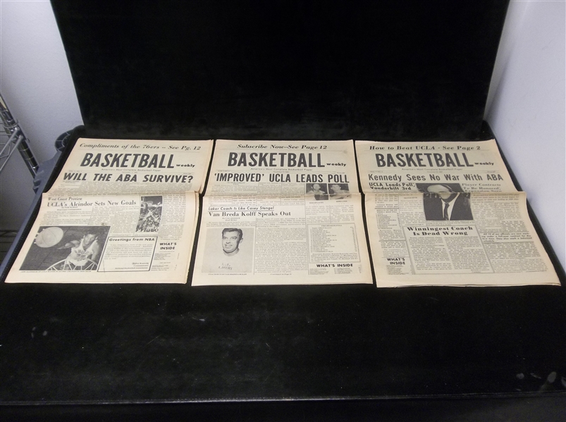 1967 Basketball - “America’s Most Complete Basketball Paper”- 1st Three Isssues