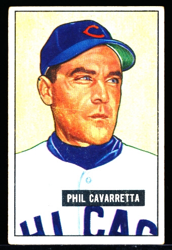 1951 Bowman Bb- #138 Phil Cavaretta, Cubs